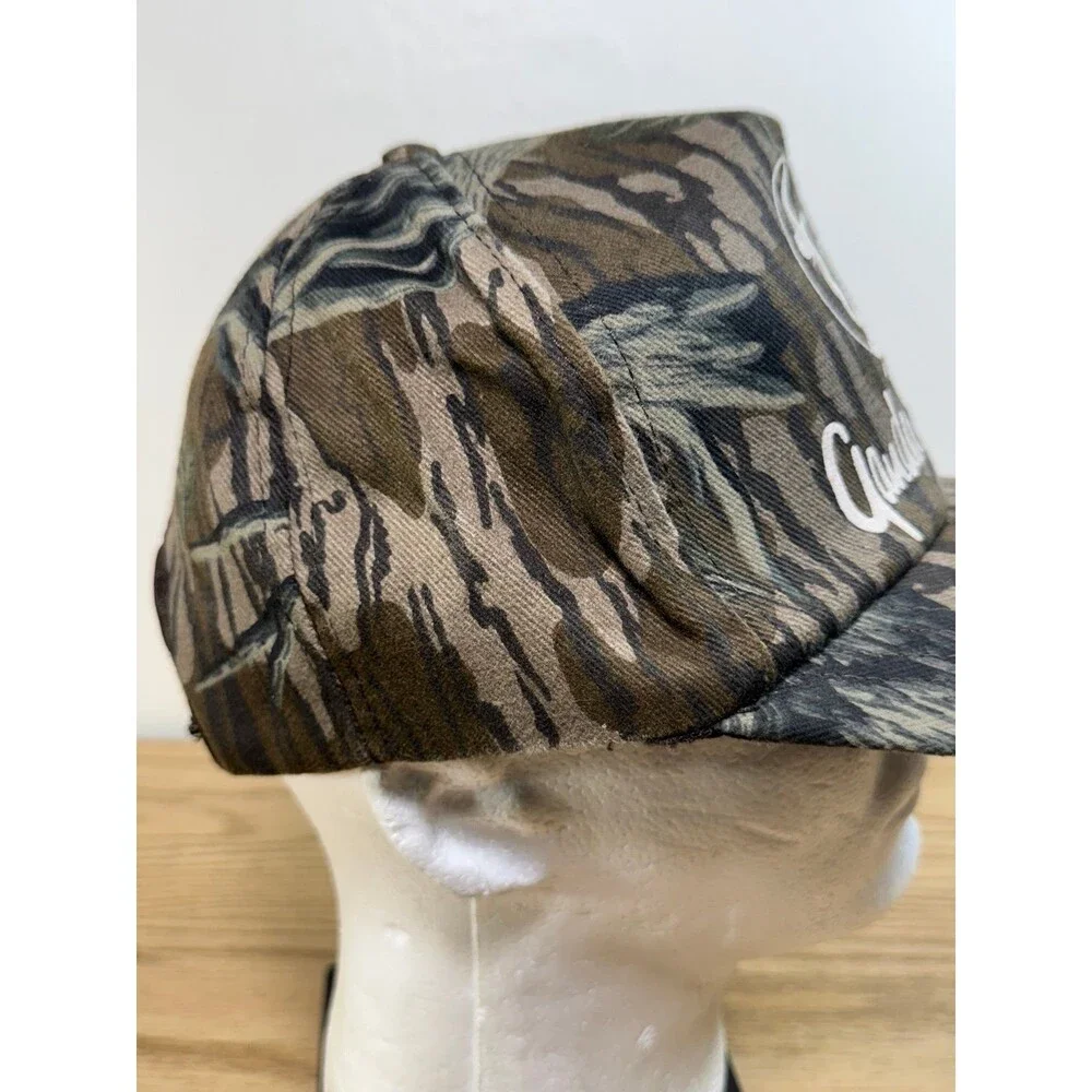 Vintage Gander Mountain Cap Mossy Oak‎ Camouflage Camo Adjustable Snapback Hat